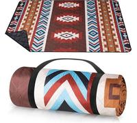 Nappe de pique-nique imperméable et isolante, dimensions 220 x 200 cm, taille XXL, pour 7 à 8 personnes
