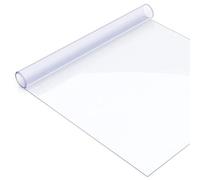 Nappe de protection de table - 2 mm d’épaisseur - 80 cm de largeur - Transparent, Plastique, Différents coloris, 180 x 80 cm