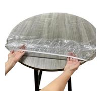 Nappe De Protection En PVC Ronde, Tout Temps, Anti-Rayures, Sangle