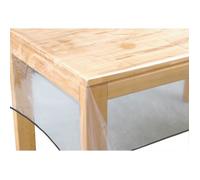 Nappe de protection - PVC transparent - Rectangulaire - 140 x 240 cm - Gris