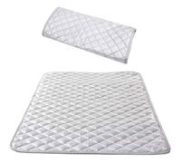 Nappe de Repassage Isolante Couverture de Repassage à la Vapeur Coton Tapis sur Table Portable pour Lave-Linge Sèche-Linge 48 85 cm