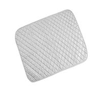 Nappe de Repassage, Tapis à repasser Portable avec Silicone Pad, et d'appuyer sur Chiffon de Repassage en maille, Résistant à la Chaleur Housse de Repassage pour Lave-linge, Sèche-linge(60*55cm)