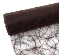 Nappe de table, 30 cm x 25 m, marron foncé, en plastique