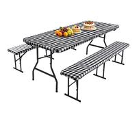 Nappe de table de pique-nique Nappe Élastique Réutilisable Imperméable