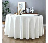 Nappe de table d'hôtel, tissu pour salle à manger, restaurant, fête, grande nappe ronde. Nappe de table ronde style européen, épaisse, pour usage domestique 140 cm Round,180cm round,90cm Round,200cm R