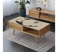 Nappe de table imperméable PVC 85 x 135 cm style chinois rétro