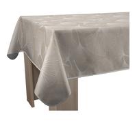 Nappe de table - LE LINGE DE JULES - Biloba ficelle - Anti-taches déperlante - 100% polyester - Rectangulaire 150 x 300 cm
