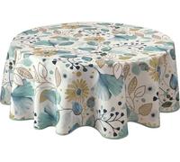 Nappe de table - LE LINGE DE JULES - Bloom - Anti-taches - Ronde 160 cm - 100% polyester