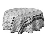 Nappe de table - LE LINGE DE JULES - Graphic - Anti-taches déperlant - 100% polyester - Ronde 160 cm