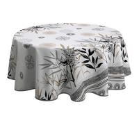 Nappe de table - LE LINGE DE JULES - Stevia - Anti-taches - Déperlant - Ronde 160 cm