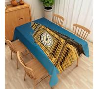 Nappe de Table Rectangulaire 140x220 cm, Motif Tour de Londres