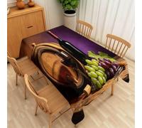 Nappe de Table Rectangulaire 140x220 cm, Motif Wine