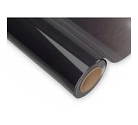 Nappe de table Transparente Noire PVC 0,50 mm - 140 x 150 cm - Livraison sans plis