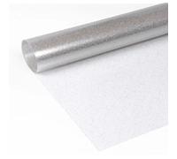 Nappe de table Transparente Paillette Argent - Ronde 140 cm - Livraison sans plis