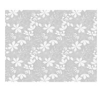 Nappe de table Transparente PETALE Blanc - Ronde 140 cm - Livraison sans plis