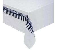 Nappe Déco Brodée 150x300cm Blanc
