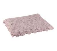 Nappe dentelle en coton violet 200x135cm