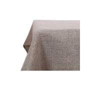 Nappe Décoratives Imperméable de Terrasse Effet Lin 130x130 cm Lin