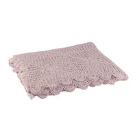 Nappe dentelle en coton violet 200x135cm