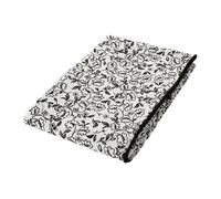 Nappe Déperlante Imprimé Linette 140x240cm Écru & Noir