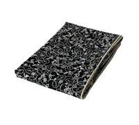 Nappe Déperlante Imprimé Linette 140x240cm Noir & Écru