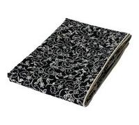 Nappe Déperlante Imprimé "Linette" 140x240cm Noir & Écru Noir