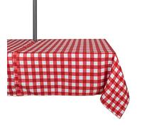 Nappe d'extérieur à Carreaux Rouges DII avec Fermeture éclair