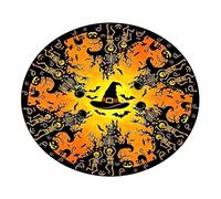 Nappe d'Halloween effrayante squelette chauve-souris chapeau de