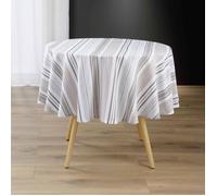 Douceur d'Intérieur Nappe ronde Melina Ø 180 cm Naturel Coton & Polyester Recy RS
