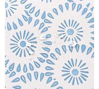 Nappe En Coton Antitaches Imprimée Cercles 160x300 Cm Multicolore