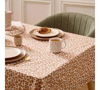 Nappe Leopadi beige lin L250xp150xH0,1cm - Atmosphera Créateur d'intérieur