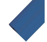 Nappe en papier damassé en rouleau de 1,18 x 25 m, coloris bleu vif