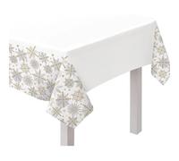 NAPPE en Papier Flocons de neige brillants 1.37m x 2.59m - Amscan