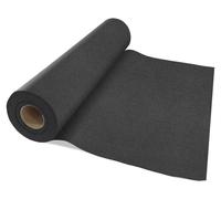 Nappe en papier jetable, format 40x120 cm, 20 pièces, couleur noire