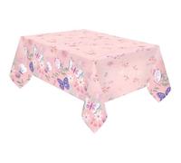 amscan 9909724 Nappe en Papier Motif Papillons 120 x 180 cm