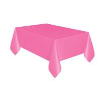 Nappe en Plastique Rigide - Pliée Courte - Rectangulaire - 137 x 274 cm - Élégante et Durable - pour Les fêtes, Les événements et la Maison