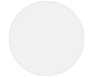 Nappe en plastique transparente, ronde, épaisseur 2 mm. Protège-table, nappe, sous-plat. Lavable, résistante aux graisses, anti-rayures, résistante aux coupures. Pour table à manger, finition mate, di