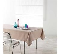 douceur d'intérieur, Nappe Rectangle (140 x 250 cm) Newton Lin, Chambray Uni Enduit