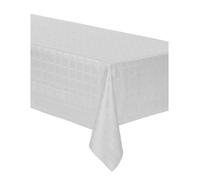 Nappe en rouleau papier damassé blanche 6 m - Blanc