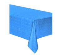 Nappe en rouleau papier damassé bleu 1,2 x 6 m
