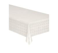 Nappe en rouleau papier damassé - GAPPY - 50 x 1,18 m - Blanc - Damassé - Papier