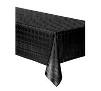 Nappe en rouleau papier damassé noir 6 m - Noir
