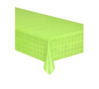 Nappe en rouleau papier damassé vert anis 1.2 x 6 m