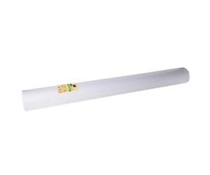 Nappe en rouleau papier gaufré Toile de lin - 18x50m - Blanc