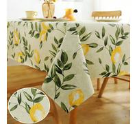 Nappe en tissu non tissé PVC [Matériau plastique], style fin, motif feuille de bambou vert, résistante à l'eau, résistante à l'huile, facile à nettoyer. Convient pour les nappes décoratives sur les ta