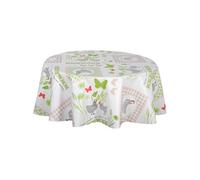 - Nappe en toile cirée ronde motifs papillons JOSS - Diam. 135 cm - Joss