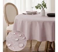 Nappe hydrofuge ronde, 160 cm, marron taupe