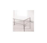 DOUCEUR D'INTERIEUR Nappe Décor line cristal Garden 140x240 cm anthracite