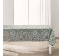 Nappe Imprimé Métallisé Eclipse 145x240cm Vert Sauge