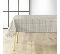 Nappe Imprimé Miny Vichy 140x240cm Naturel
